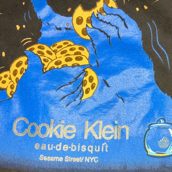 VTG 90s Jim Henson Cookie Klein aux-des-bisquite Large Changes Tag Made in USA - Picture 3 of 8